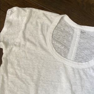 Crisp white tee